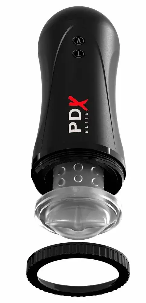 Masturbator Pipedream Silicone Black — automatic blowjob Photo 7
