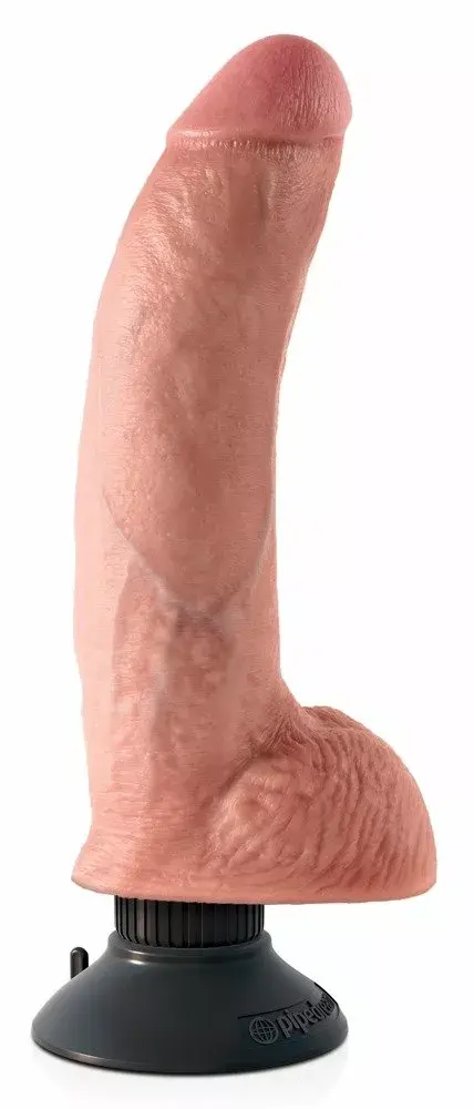 Вибратор King Cock Silicone Black — реалистичный 23 см Photo 2