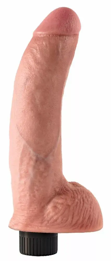 Вибратор King Cock Silicone Black — реалистичный 23 см Photo 3