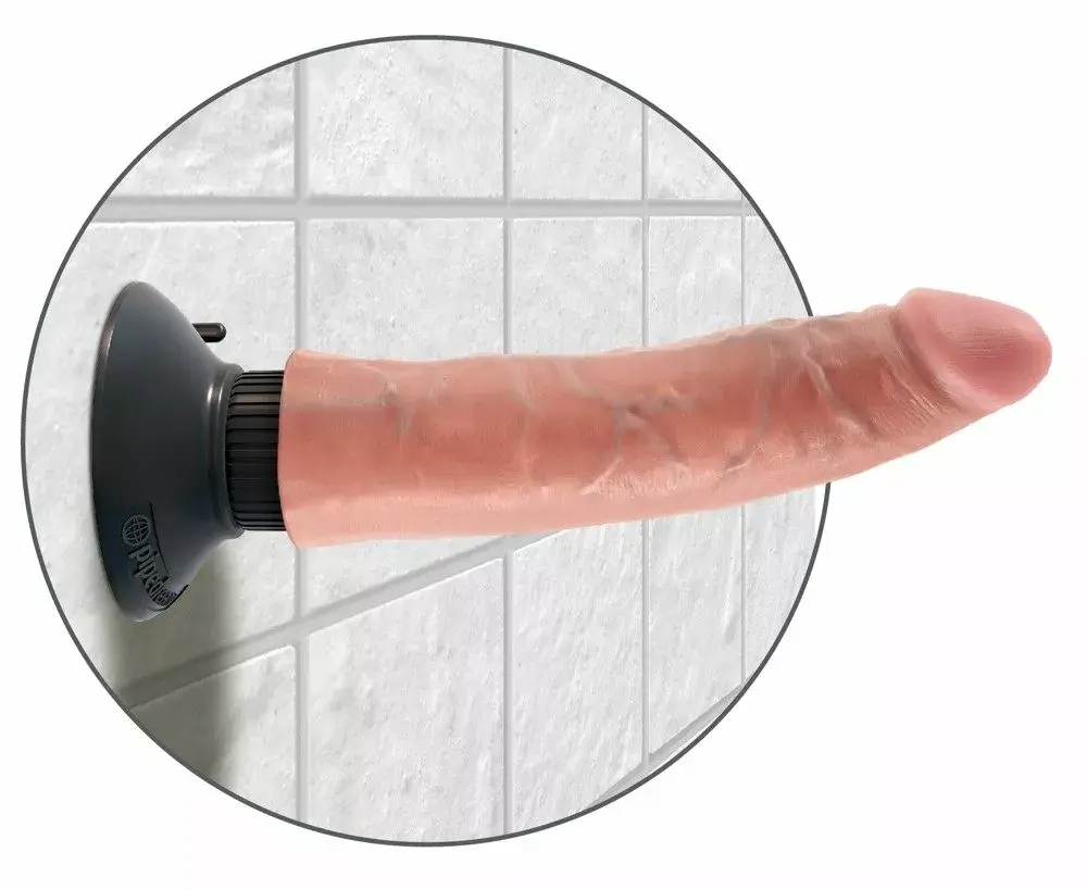 Вибратор King Cock Silicone Light 7 inch Photo 4