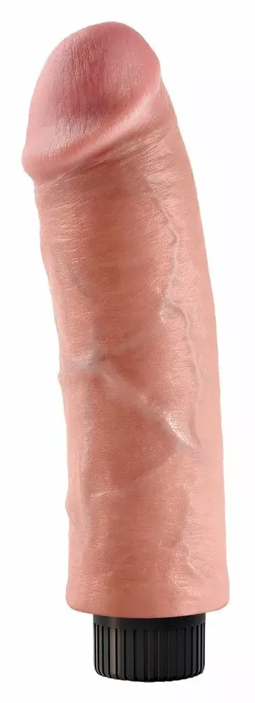 Вибратор King Cock Silicone Flesh 8" Photo 3