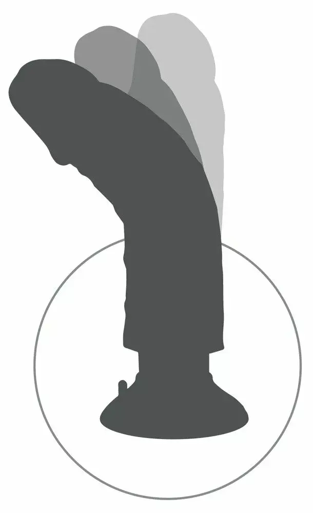 Вибратор King Cock Silicone Flesh 8" Photo 7