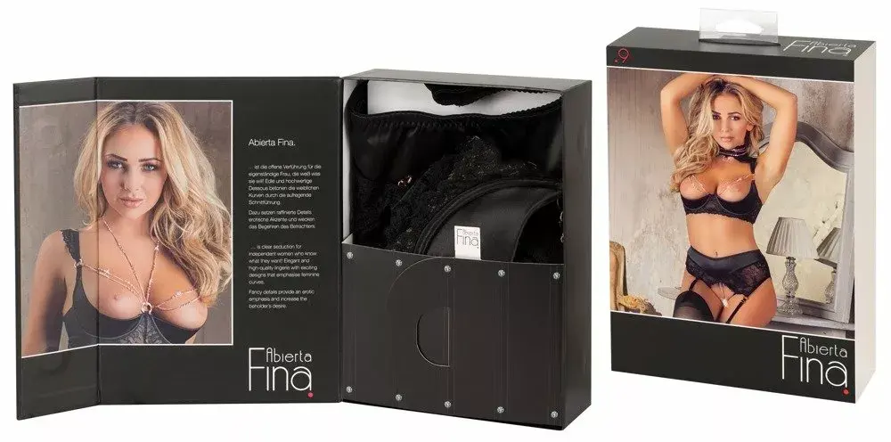 Abierta Fina Shelf Bra Set 80B/M комплект Photo 11