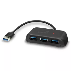 SPEEDLINK SL-140106-BK interfeisa centrmezgls USB 3.2 Gen 1 (3.1 Gen 1) Type-A 5000 Mbit/s Melns