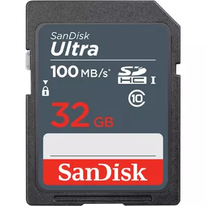 SanDisk Ultra 32GB SDHC Mem Card 100MB/s UHS-I Klases 10
