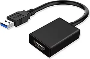 Видео кабель‑адаптер MicroConnect MC-USB3.0HDMI 0,15 м — HDMI Type A на USB Type-A, чёрный