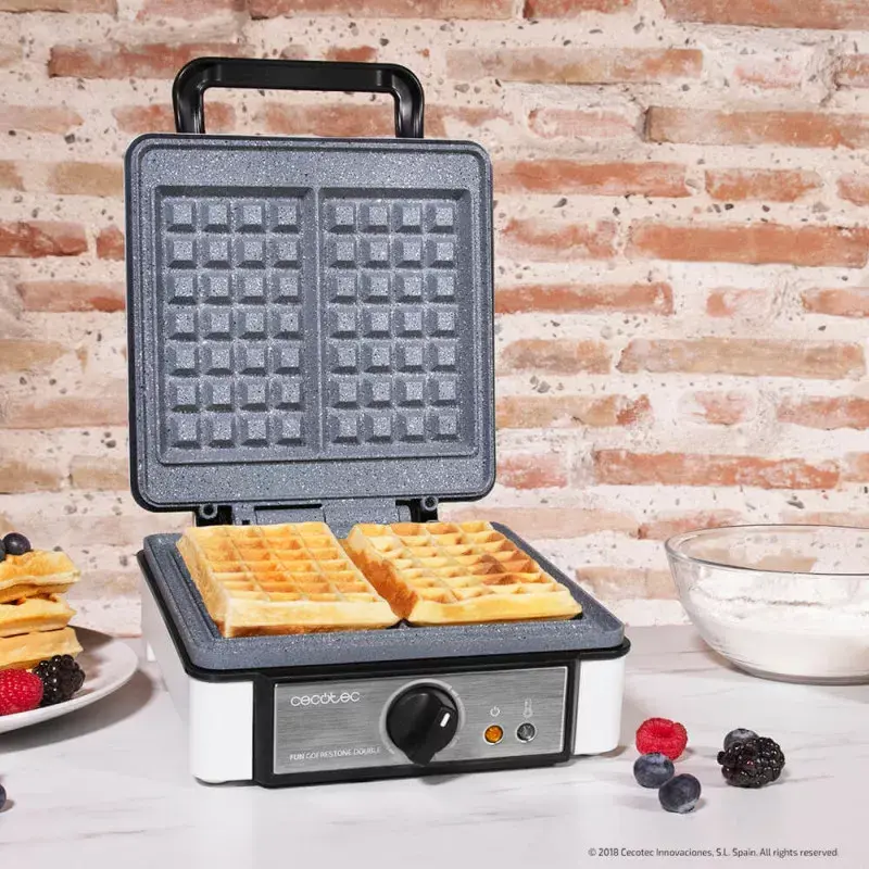Waffle Maker Cecotec Fun Gofrestone Double Photo 3