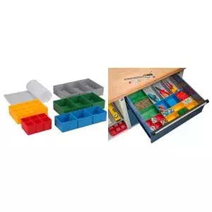 Storage insert boxes allit EuroPlus Insert 63/22 high-impact polystyrene set