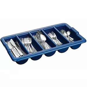 Cutlery Tray Esmeyer 405-171, Plastic, Blue, 28.5/40 x 33.5 x 6 cm