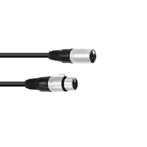 Audio Cable Omnitronic 30220761 0.5m XLR 5-pin Black