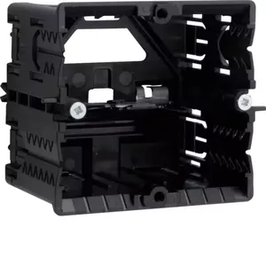 Hager GLS5500 Mounting Kit for C-Profiles, Polyamide, Black