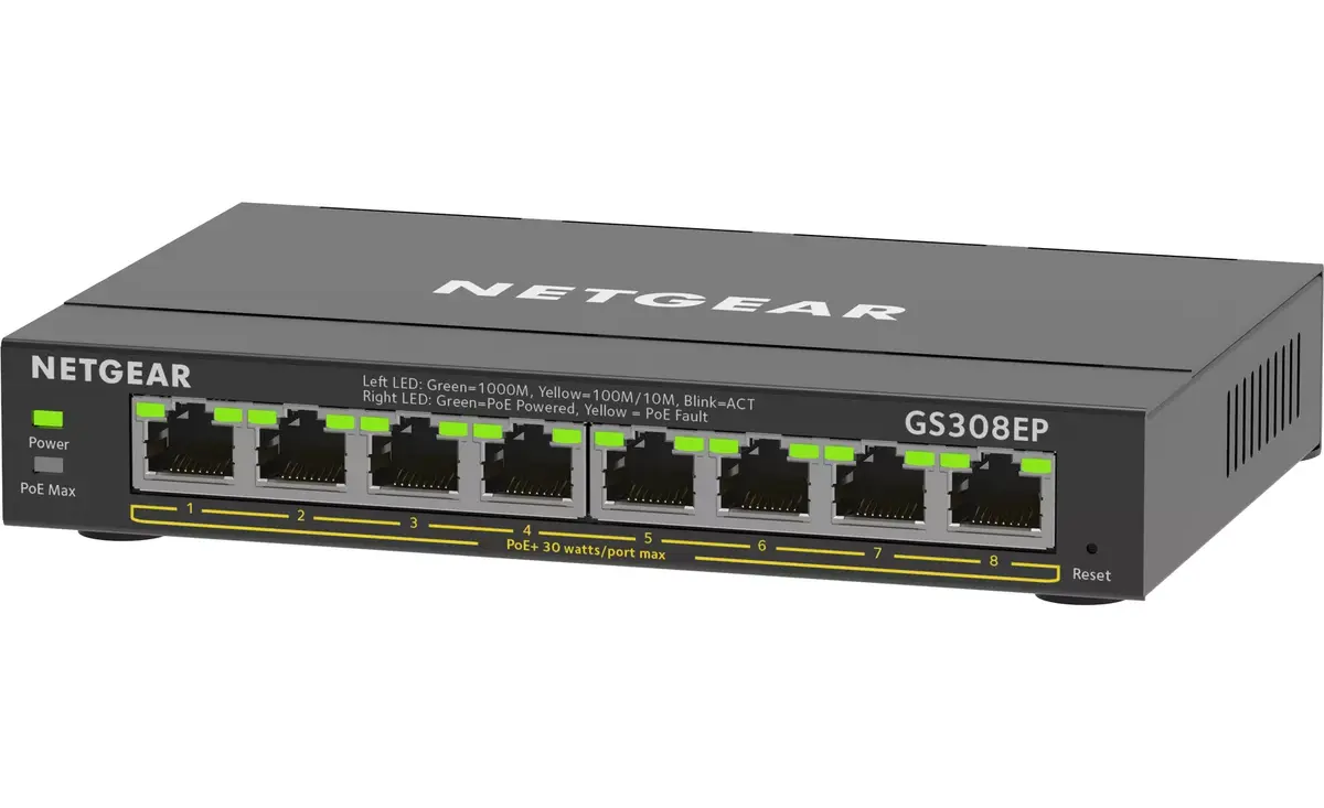 Управляемый коммутатор NETGEAR GS308EP Photo 2