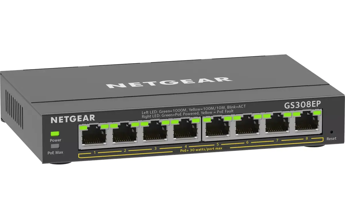 Управляемый коммутатор NETGEAR GS308EP Photo 3