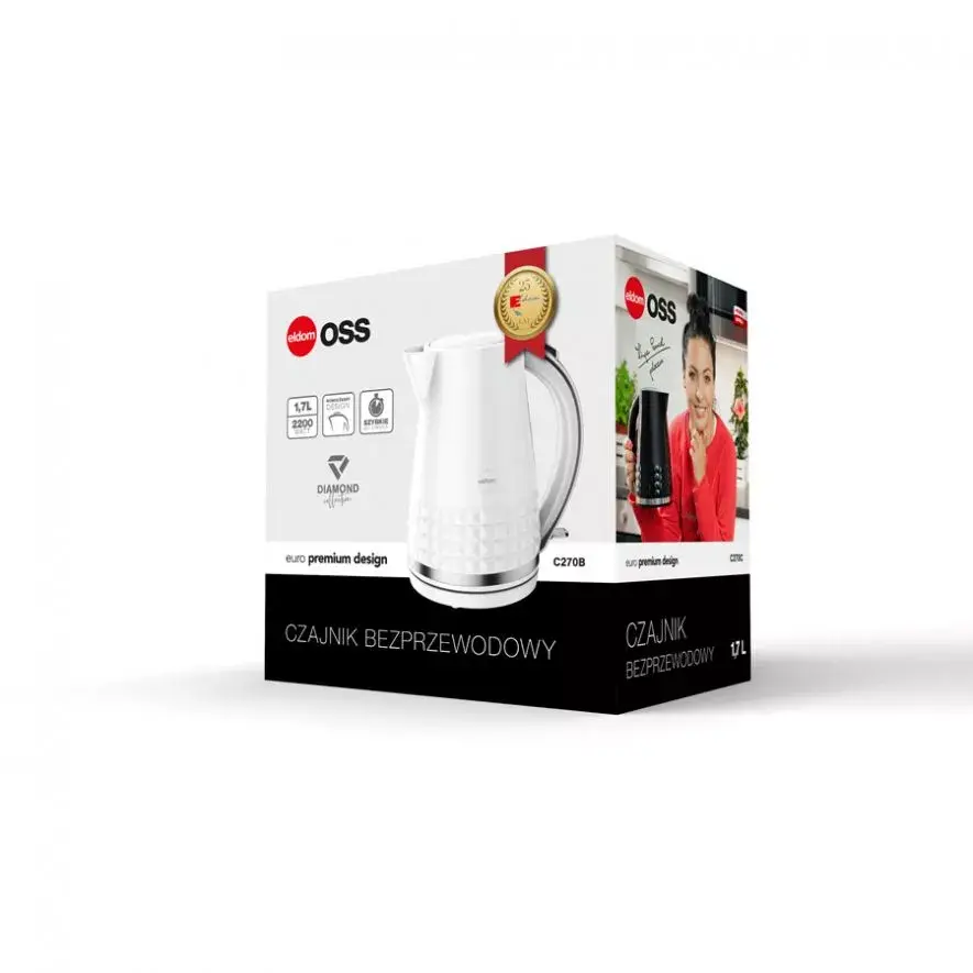 Electric kettle Eldom 1.7 L 2150 W Photo 2