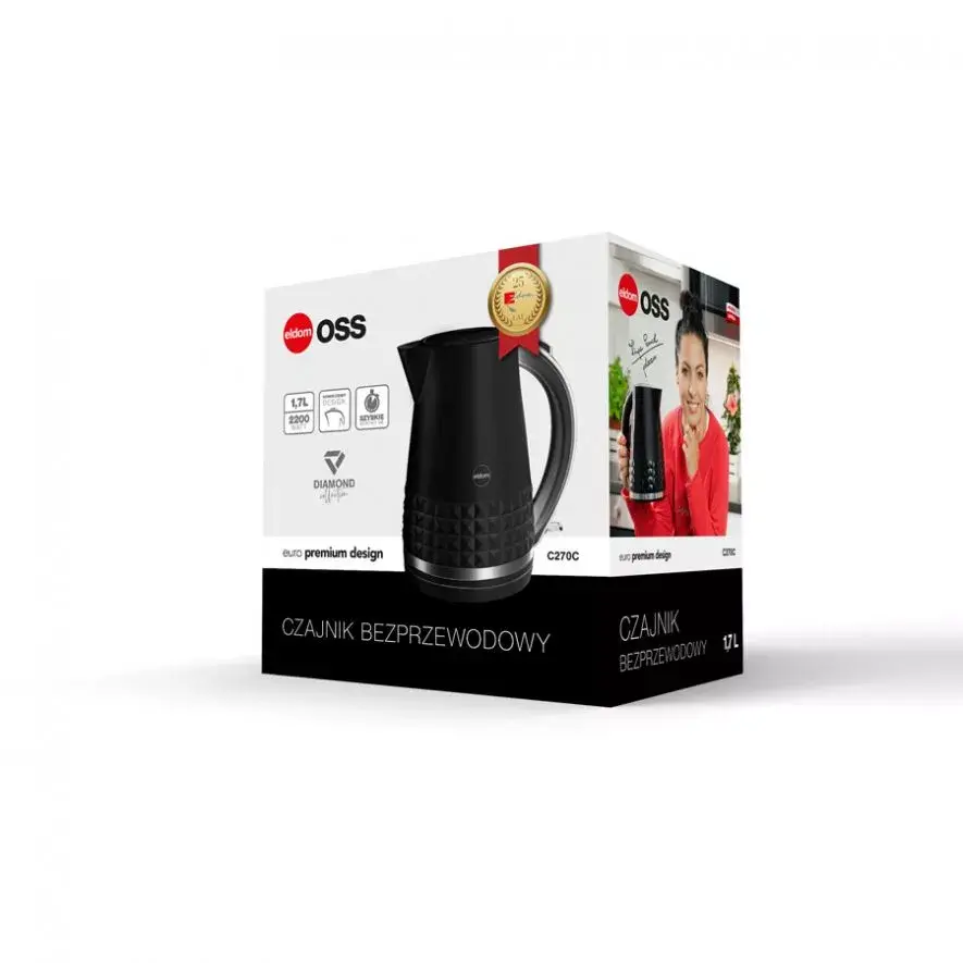 Eldom C270C electric kettle 1.7 L 2150 W Photo 2