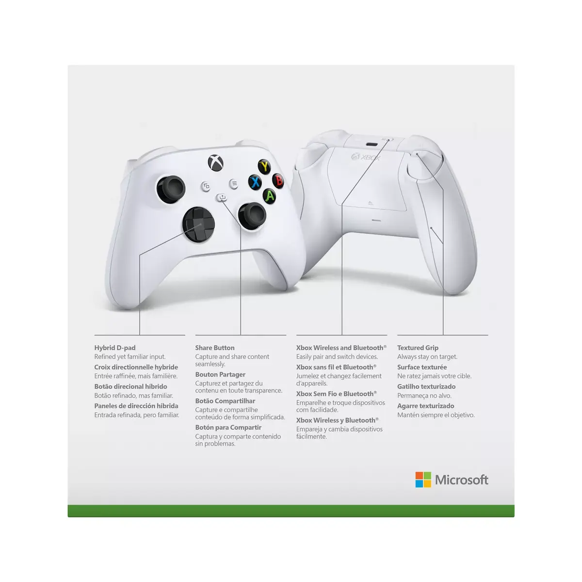 Gamepad Microsoft Xbox Wireless Controller White Photo 5