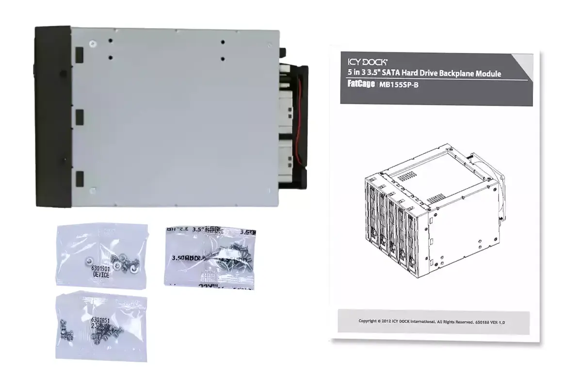 Disku novietne Icy Dock MB155SP-B Photo 10