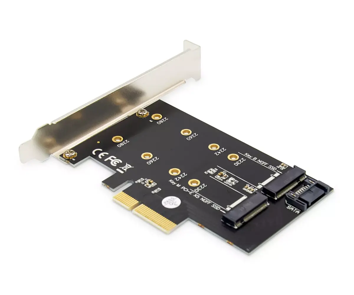 Add-On Card Digitus M.2 NGFF NVMe SSD PCI Express 3.0 x4 Photo 2