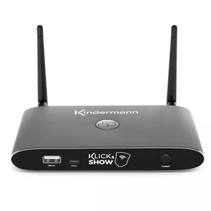 Wireless Presentation System Kindermann KLICK & SHOW K-40 Desktop Graphite