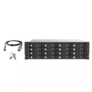 QNAP TL-R1620Sep-RP HDD korpuss Melns, Pelēks 2.5/3.5"