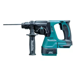 Перфоратор Makita DHR242Z, аккумуляторный 18 В Li‑Ion, сверление в бетоне Ø 24 мм, вес 2,7 кг, мягкая рукоятка
