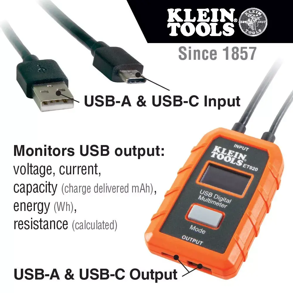 Цифровой мультиметр Klein Tools ET920 Photo 2