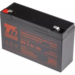 Sealed Lead-Acid Battery t6 power NP6-12 6V 12Ah for UPS and backup systems