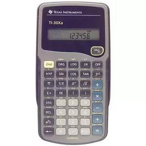 Texas Instruments TI-30XA калькулятор Карман Научный Серый