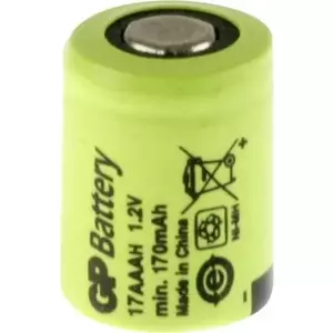 Uzlādējams NiMH akumulators GP 1/3 AAA (plakans kontakts) 1,2 V 170 mAh — GP 129938