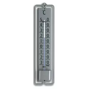 Liquid environment thermometer tfa dostmann 12.2001.54, analog, -30–50 °C, indoor/outdoor, silver