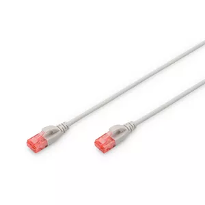 Network Cable Digitus Slim CAT 6 U/UTP RJ-45 2m Grey