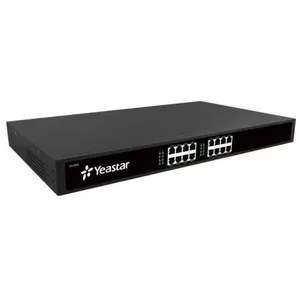 Yeastar TA1600 vārteja/kontroliera 10 100 Mbit/s Melns Rack 1U