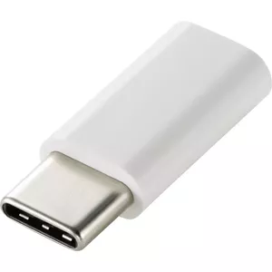 Renkforce RF-4472308 USB Type-C to USB Micro-B Adapter White