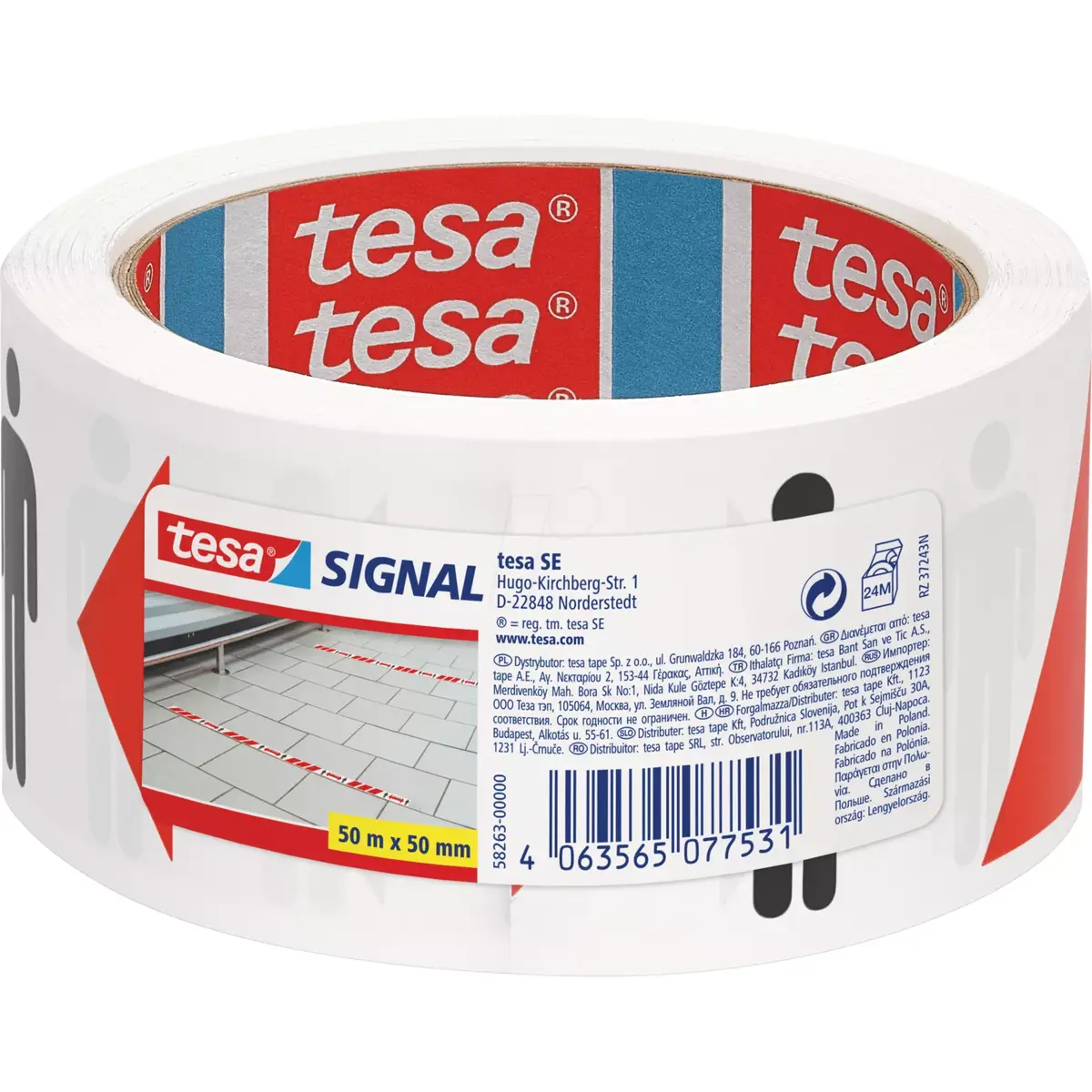 Tesa Signal Tape 58263 — 50 m x 50 mm Photo 2