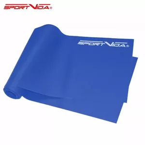 SportVida Fitness & GYM Rubber training band 200 * 15 * 0.55 CM (10-15kg) Blue