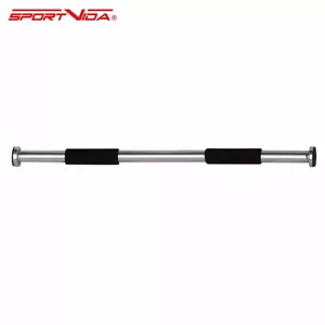 SportVida Regulējams (63-100cm) Durvju ailes (70-120cm ) Pievilkšanās stienis max 100kg