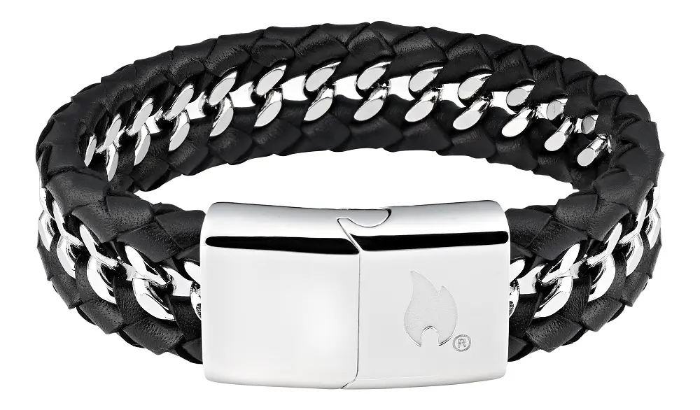Aproces Zippo Steel Braided Leather 22