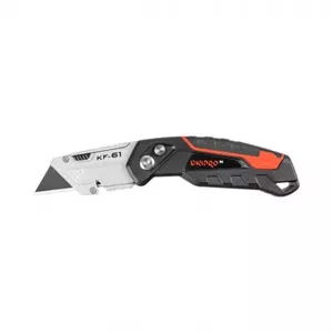 Folding Utility Knife DNIPRO-M KF-61 with 18 mm Trapezoid Blade