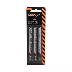 Jigsaw blade for wood DNIPRO-M T101B 100 mm set of 3
