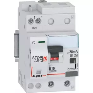 Legrand DX3 415958 Arc Fault Detection Device with Integrated RCCB, 1P+N, B16, 30mA, Type A