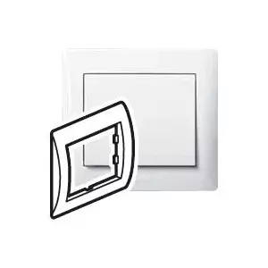 Legrand 771001 рамка для розетки/выключателя Белый