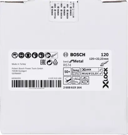 Slīpēšanas disks Bosch 2 608 619 164 Photo 2