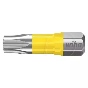 Screwdriver Bit Wiha Y-Bit 7015Y T25 25mm Torx Steel
