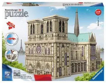 Ravensburger 3D puzle Parīzes Dievmātes katedrāle