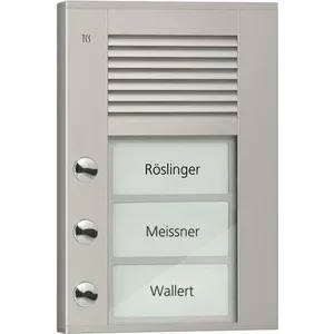 Audio Door Station TECHNISAT PDS03-EN/043 1-Button Silver — Intercom Doorbell Unit