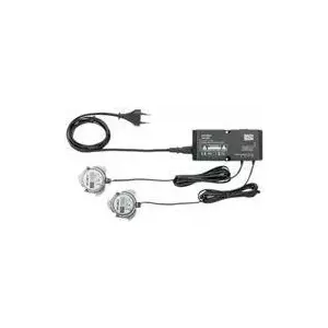 Power socket Bachmann INTUBLU Black aluminium/plastic for 110–230 V 50/60 Hz