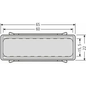 RENZ 97-9-00302 97-9-00302 PLĀKSNĪTE M ATSPERE60X15X0,5 (97-9-00302)