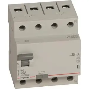Устройство защитного отключения Legrand 402075 — 40 A, 4-полюсный, 30 mA