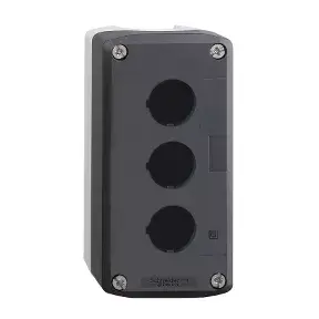 Накладная рамка / крышка выключателя Schneider Electric XALD03, серый, поликарбонат