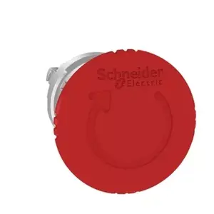 Poga aksesuārs Schneider Electric ZB4BS844 — sarkana metāliska, IP69K aizsardzība, paneļa atvere 40×40 mm